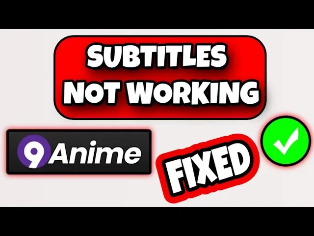 Subtitles Not Working